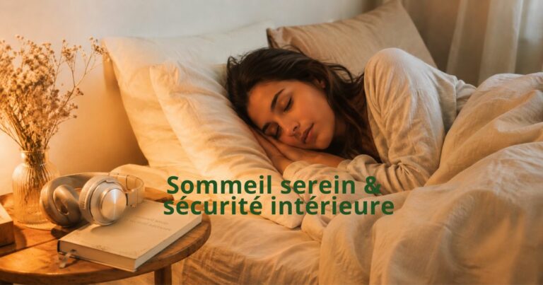 Sommeil serein et sécurité intérieure - Méthode 7 jours avec méditations audio soir et matin pour s'endormir paisiblement et se réveiller avec clarté d'esprit