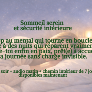 Femme endormie apaisée : illustration du parcours 7 jours pour un sommeil profond et une sécurité intérieure retrouvée